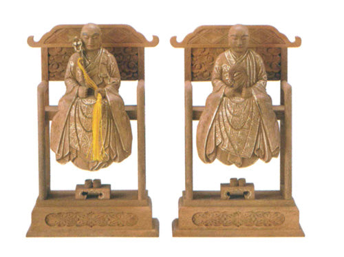 仏像 楠木 【太祖・高祖】 眼入 切金付 2寸/2.5寸