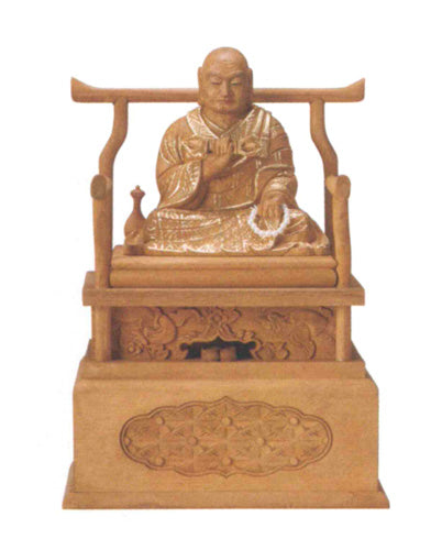 仏像 楠木 【弘法大師】 眼入 切金付 2寸/2.5寸