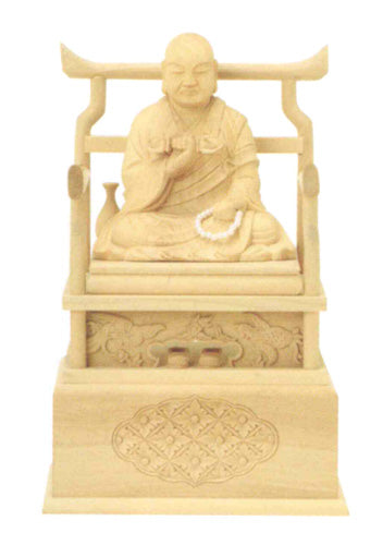 仏像 本柘植 【弘法大師】 2寸/2.5寸