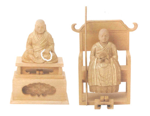 仏像 楠木地彫 【花園・無相】 金泥書 2寸/2.5寸/3寸