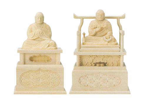 仏像 桧木 【弘法大師・興教大師】 2寸/2.5寸