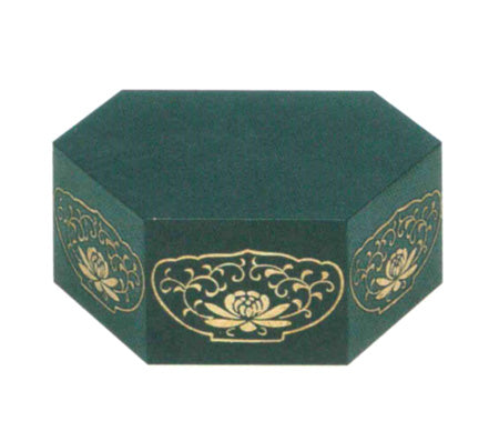 仏像台 木製 六角箱台 黒 小/中/大