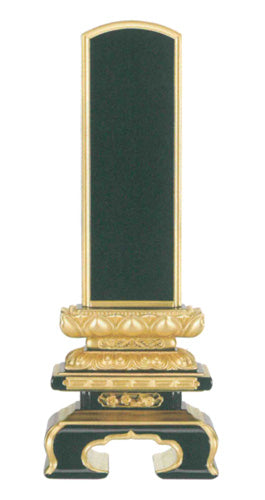 位牌 純面粉 上京型千倉座 裏金 呂色 4寸/4.5寸/5寸