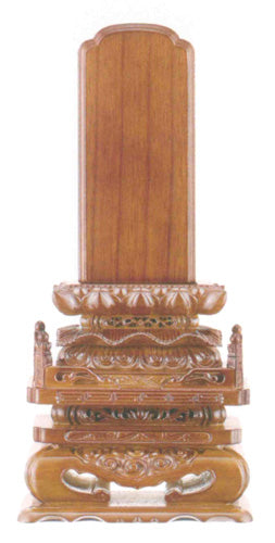 位牌 本ケヤキ 切高欄 5寸/5.5寸/6寸