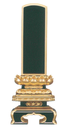 位牌 純面粉 金吹蓮華 京型千倉座 3.5寸/4寸/4.5寸/5寸/5.5寸/6寸/25巾6