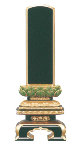 位牌 純面粉 青吹蓮華 京型千倉座 3.5寸/4寸/4.5寸/5寸/5.5寸/6寸/25巾6