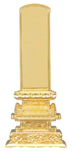 位牌 櫛五重座 純総金 3寸/3.5寸/4寸/4.5寸/5寸/6寸/7寸/8寸