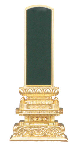 位牌 京形五重座 純三方金 4寸/4.5寸/5寸/6寸/7寸/8寸