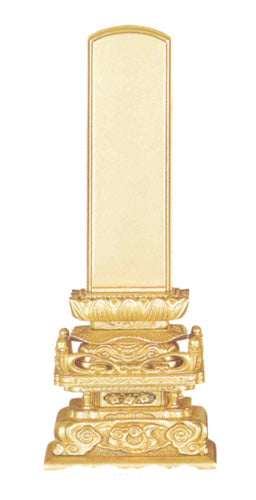 位牌 京形出高欄座 純総粉 3.5寸/4寸/4.5寸/5寸/6寸/7寸/8寸