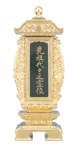 回出位牌 純前金 袖付二重回 別上塗 2.5寸/3寸/3.5寸/4寸/4.5寸/5寸/6寸/7寸/8寸