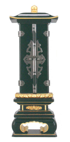 回出位牌 面粉 利休回出 イブシ金具打 K 3.5寸/4寸/4.5寸/5寸