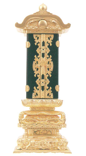 回出位牌 純三方金 京形出高欄回 純三方金 3寸/3.5寸/4寸/4.5寸/5寸/6寸/7寸/8寸