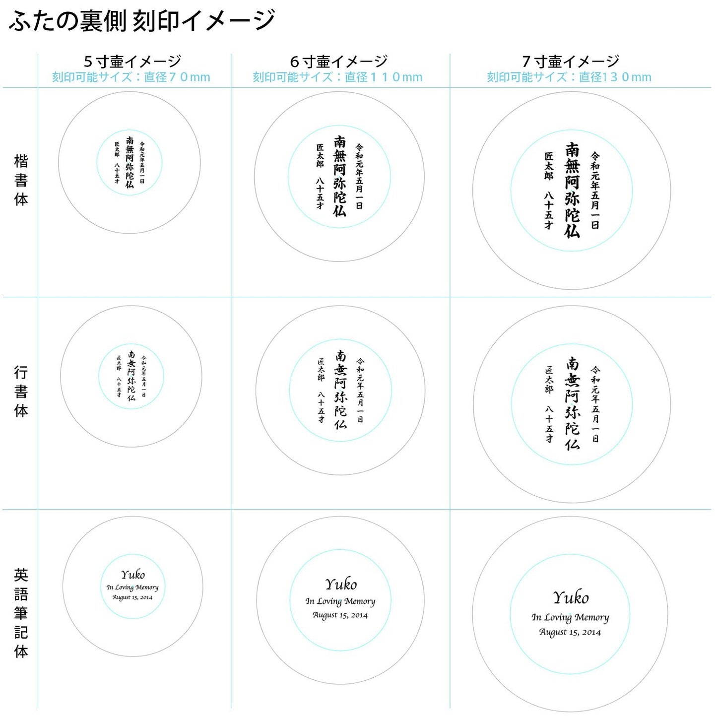 骨壷 フローレ［色は3種類］　7寸【ウラブタ刻印可】