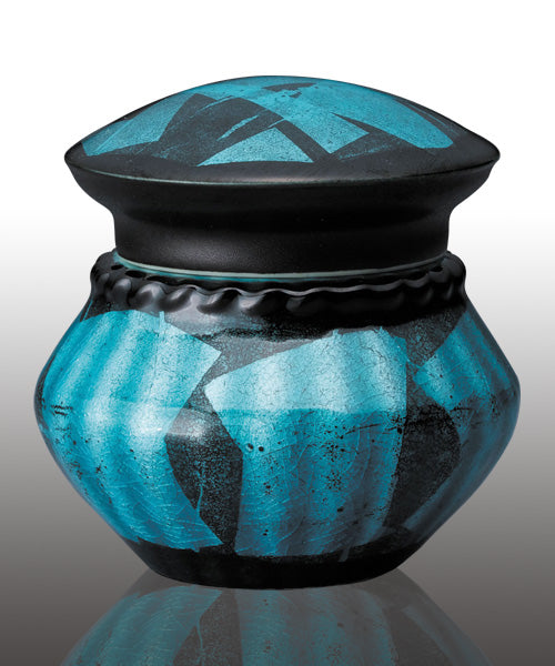 九谷焼の骨壷 – ルピナス供養