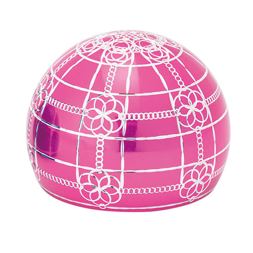 ミニ骨壷 ドーム型てのりミニ骨入【KANADE-奏-】ピンク