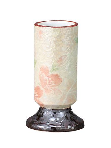 彩花（あやか）線香差し（小）［有田焼］［雅桜ピンク］