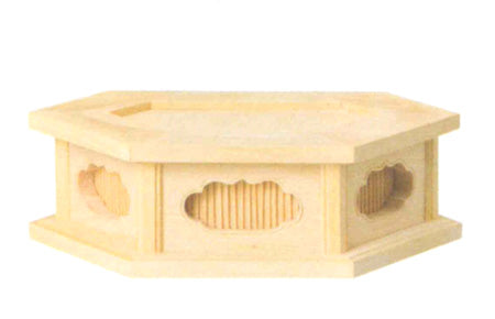 仏像台 六角仏像台 桧木/本柘植　2寸用/2.5寸用/3寸用